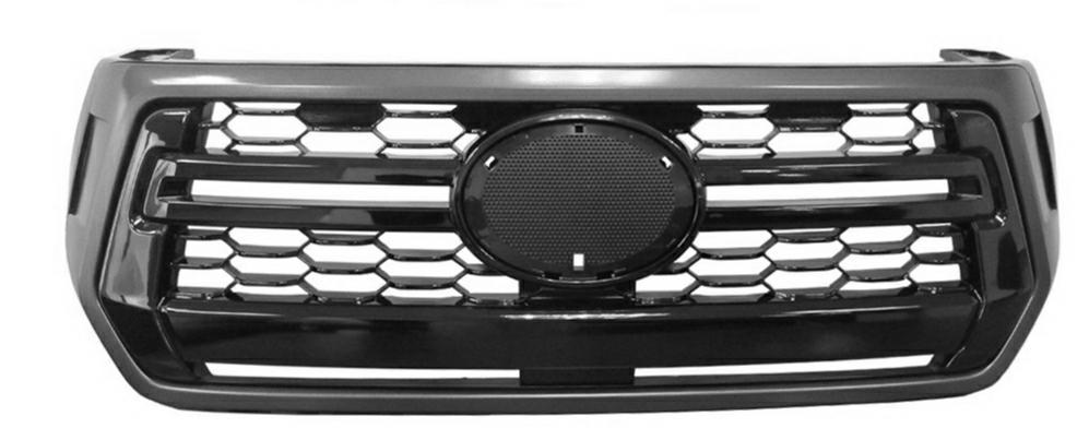 Articolo SMPQ8 - GRIGLIA NERA C/CORNICE GRIGIA TOYOTA HILUX 01/18>
