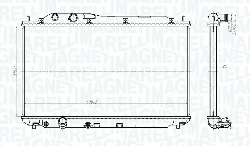 Articolo 0PQBD - RADIATORE OPEL ANTARA (L07) CHEVROLET SPARK