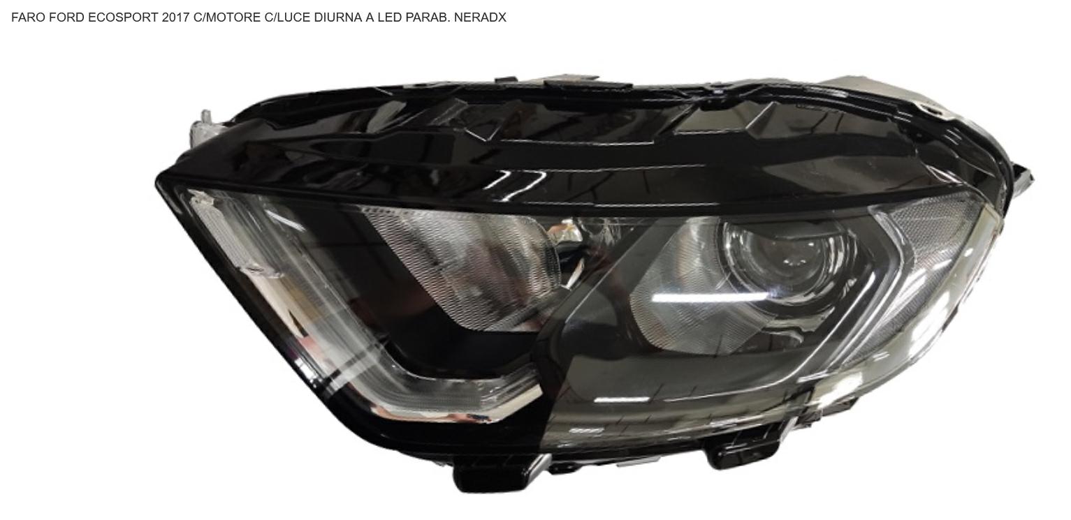Articolo 118DC - FARO DX C/MOT ELET C/DRL A LED FORD ECOSPORT 01/17> NERO