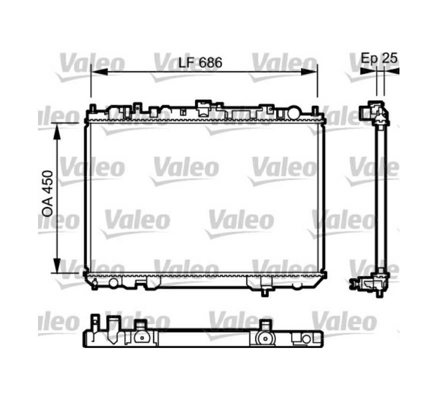 Articolo 1CFK3 - RAD NISSAN X-TRAIL (06/01-03/06)