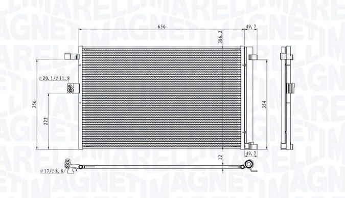Articolo 1F08M - CONDENSATORE BMW X3 (G01, F97) 20 D