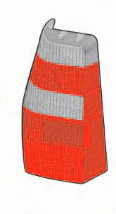 Articolo 1FKY3 - LENTE P/DX FUME' FIAT FIORINO 01/94> MOD CIBIE