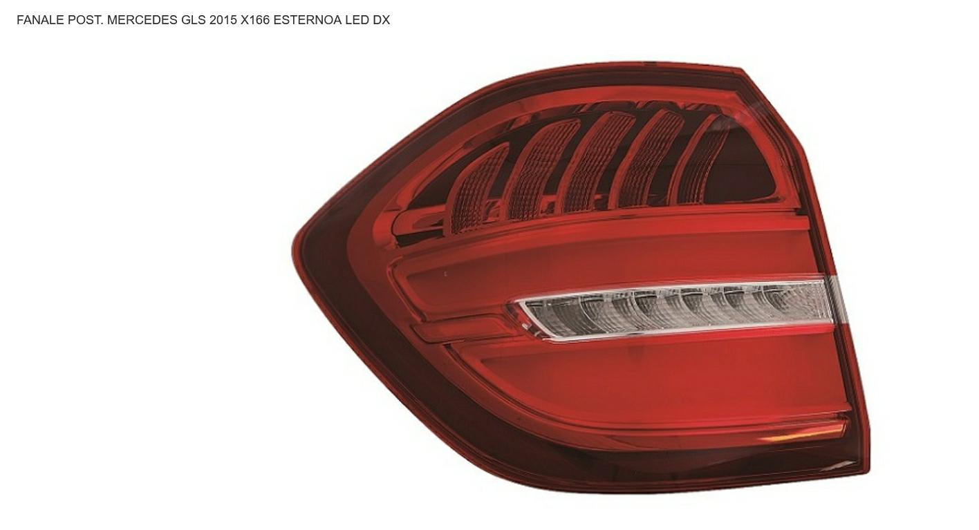Articolo 1PWV8 - FANALE EST DX A LED MERCEDES GLS X166 11/15>