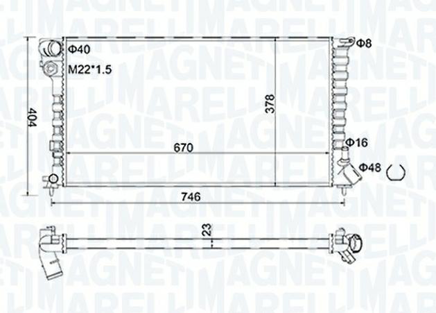 Articolo 1RBHN - RADIATORE CITROÃN BERLINGO / BERLINGO  (M
