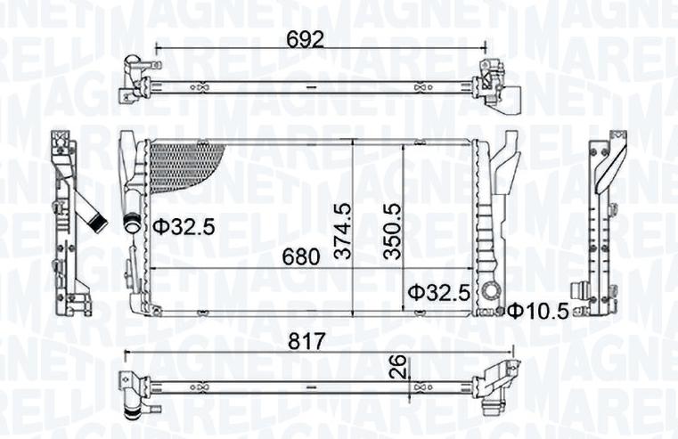 Articolo 20HFB - RADIATORE BMW X1 (F48) / MINI