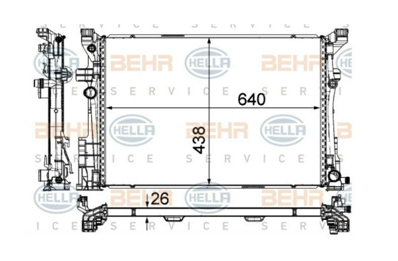 Articolo 2C49N - RADIATORE MERCEDES BENZA-/B-CLASS