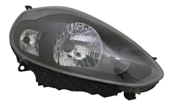 Articolo 2DW86 - FARO SX H4 C/MOTOR ELETT FIAT PUNTO EVO 01/09> PARAB NERA