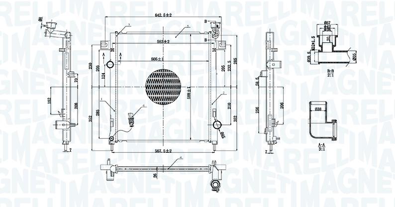Articolo 3CYKH - RADIATORE, RAFFREDDAMENTO MOTORE JEEP CHEROKEE (