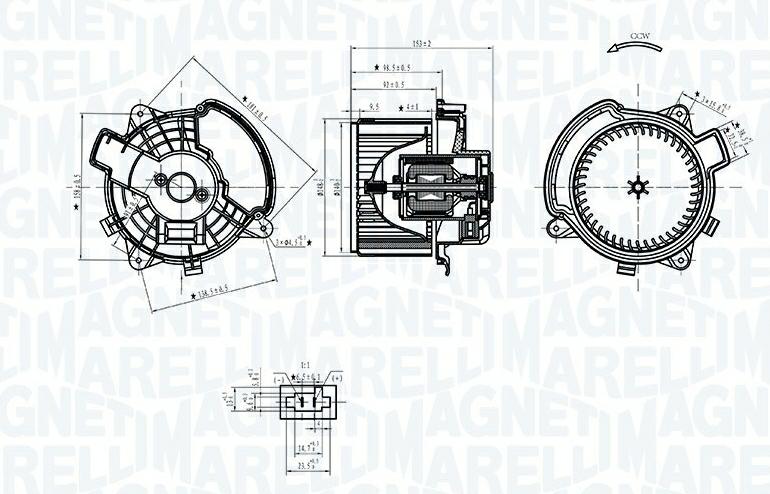 Articolo 3F9KV - VENTOLA ABITACOLO FIAT STILO (192_)