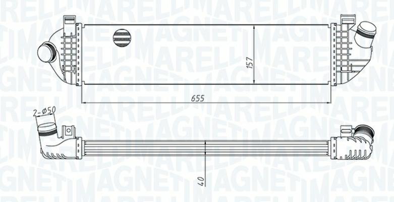 Articolo 3FX0V - INTERCOOLER VOLVO V50 -S40