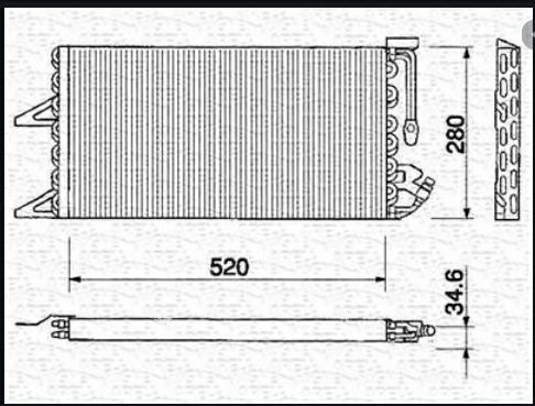 Articolo 3M8ZY - CONDENSATORE LANCIA Y (840) 1.2 (840AA, 84 - FIAT