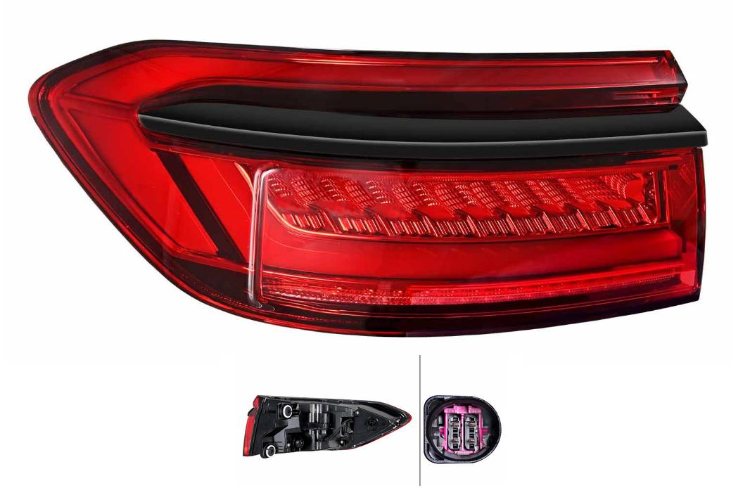 Articolo 3NFGQ - FANALE POST SX A LED C/FASCIA LUM SCURA  AUDI A8 01/17> 4PIN