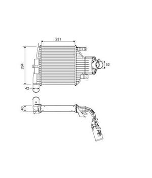 Articolo 3SNQK - INTERCOOLER OPEL VAUXHALL ASTRA H-  ZAFIRA B 1.6 I TURBO 2004