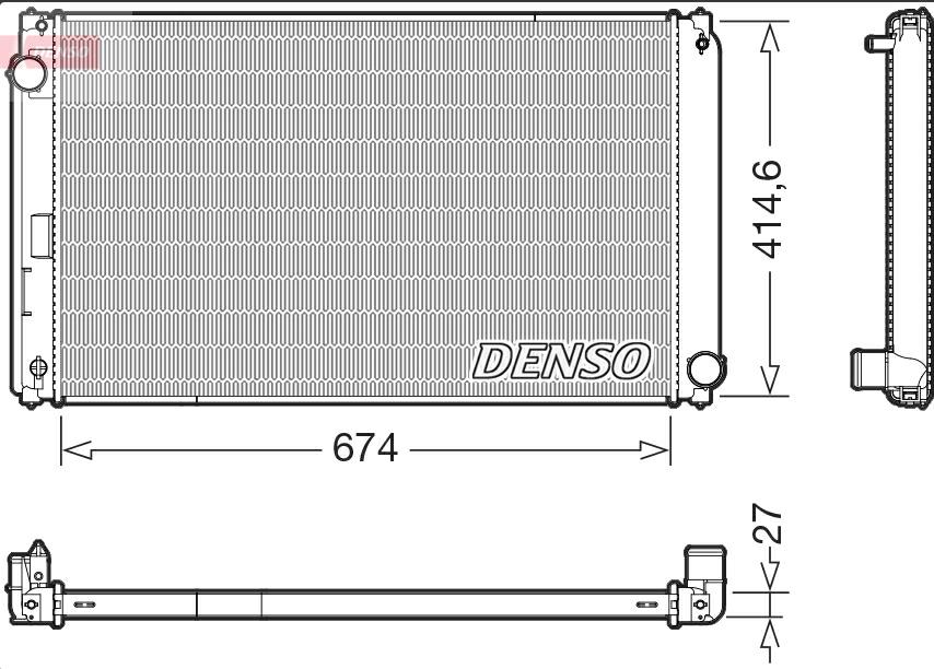 Articolo 3WRGT - RADIATORE TO RAV4 HYBRID - LEXUS NX300h AT