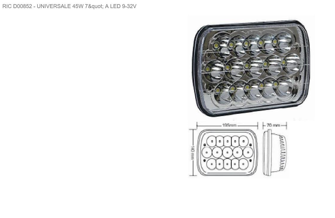 Articolo 4N431 - FEND DX-SX UNIVERSALE 45W 7