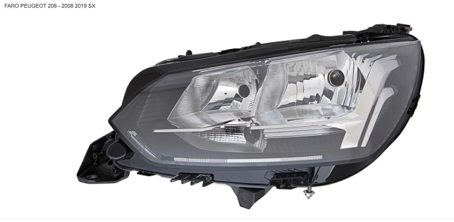 Articolo 4S6S3 - FARO SX PEUGEOT 208-2008 01/19>