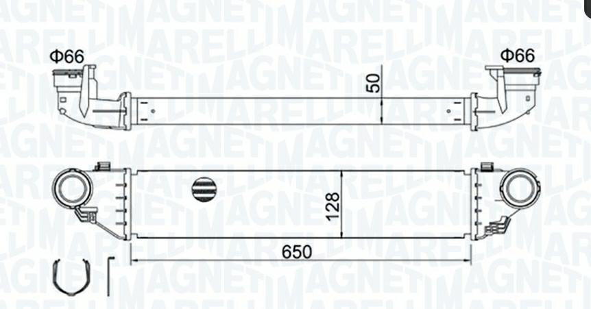 Articolo 5C6V1 - INTERCOOLER MERCEDES CLASSE C