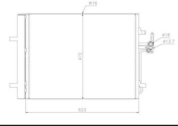 Articolo 5NQFK - CONDENSATORE FORD VOLVO MONDEO - V60 -LAND ROVER