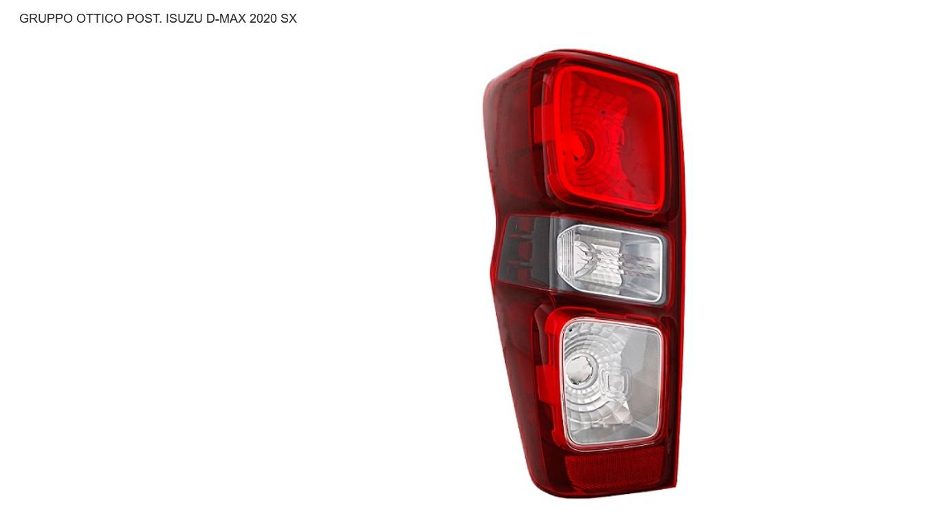 Articolo 5TCC6 - GR OTTICO P/SX ISUZU D-MAX 11/19> S/RETRONEBBIA