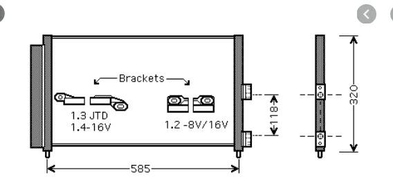 Articolo 6HDPG - CONDENSATORE FIAT PUNTO(188) - LANCIA