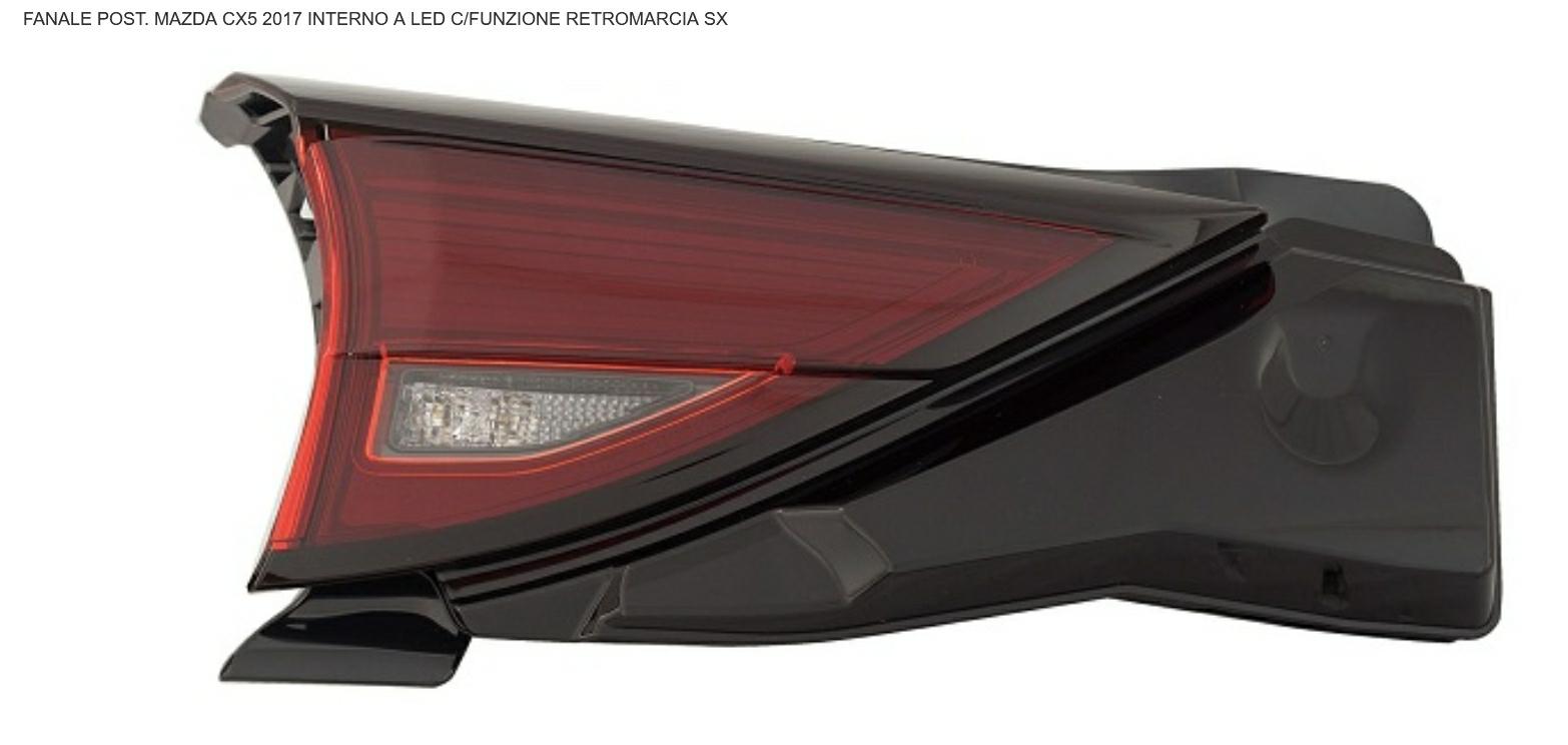 Articolo 7TY78 - FANALE P/SX INT A LED MAZDA CX5 01/17> C/FUNZIONE RETROMARCIA