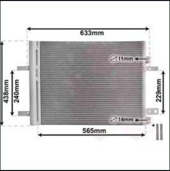 Articolo 7WP17 - CONDENSATORE PEUGEOT 308 II 1.6 BLUEHDI 120 - OPEL - CITROEN -