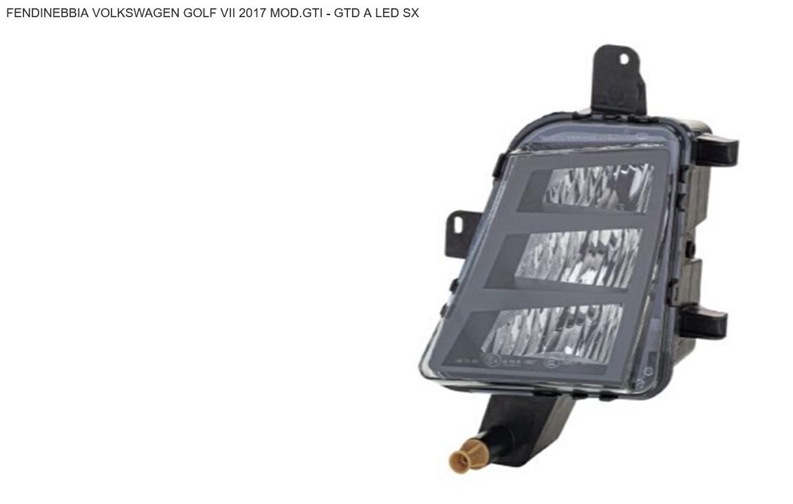 Articolo 7Z0H7 - FEND SX A LED VW GOLF 7.5  01/17> GTI/GTD