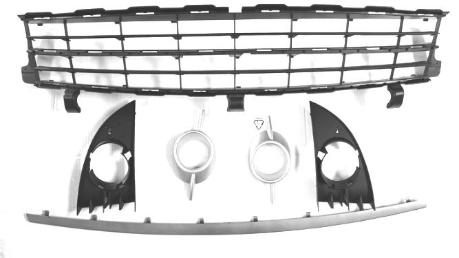 Articolo 7ZYKM - KIT GRIGLIE P/TI ANT INF C/MODAN GRIGIA SCENIC 11/06>02/09(6PZ)