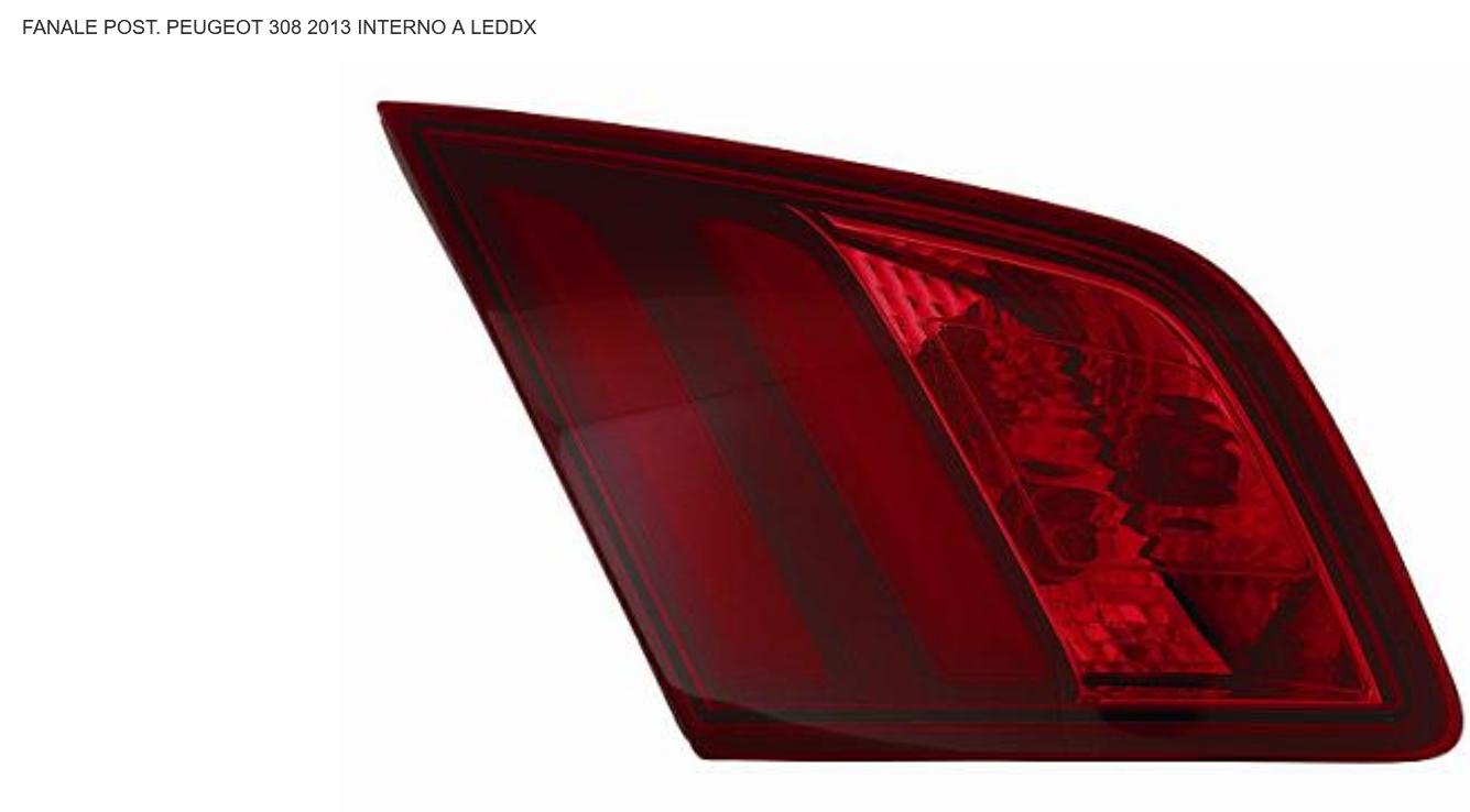 Articolo 89Y96 - FANALE P/DX INT A LED PEUGEOT 308 01/13>