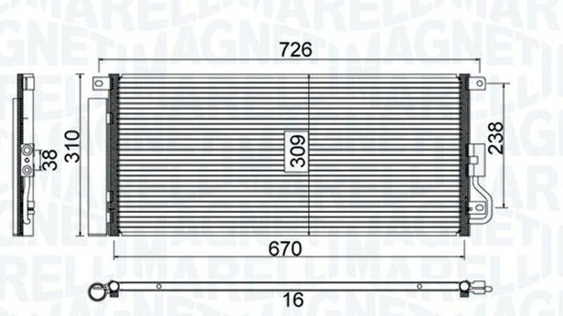Articolo 8DV1H - CONDENSATORE OPEL MOKKA/ MOKKA X (J13) - CHEVROLET -