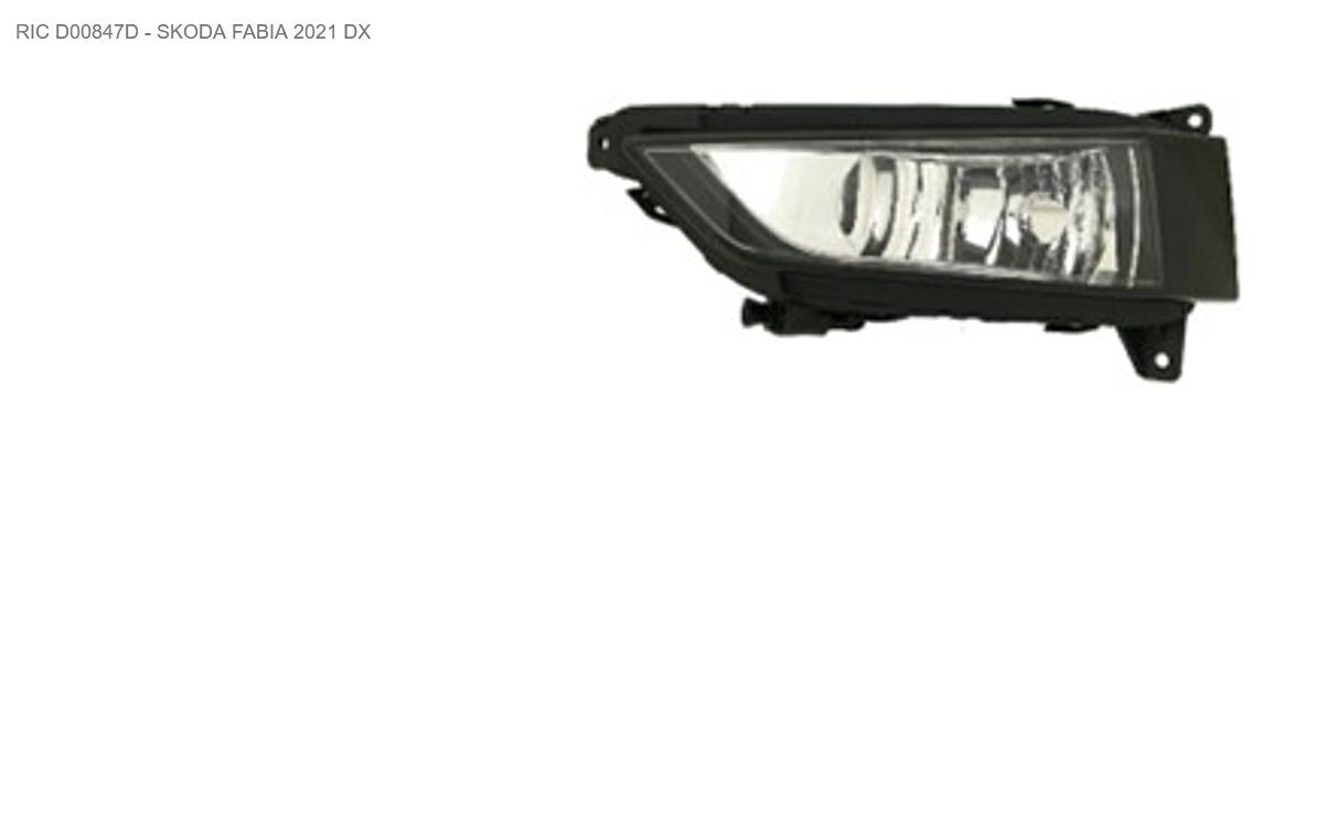Articolo 8K99V - FENDINEBBIA DX SKODA FABIA 01/21>