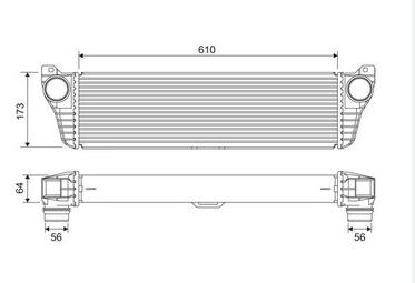 Articolo 8NSCB - INTERCOOLER MERCEDES VITO VIANO