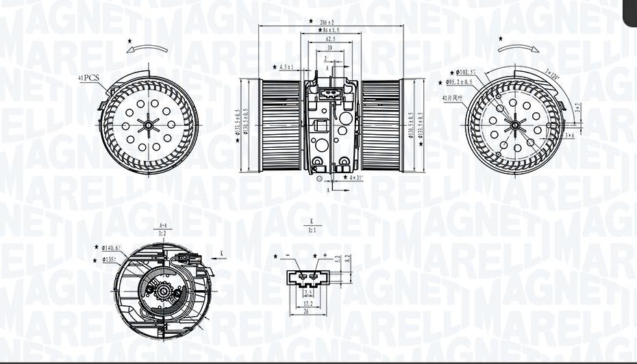 Articolo BF9Q5 - VENTOLA  RENAULT TRAFICIII / OPEL VIVARO