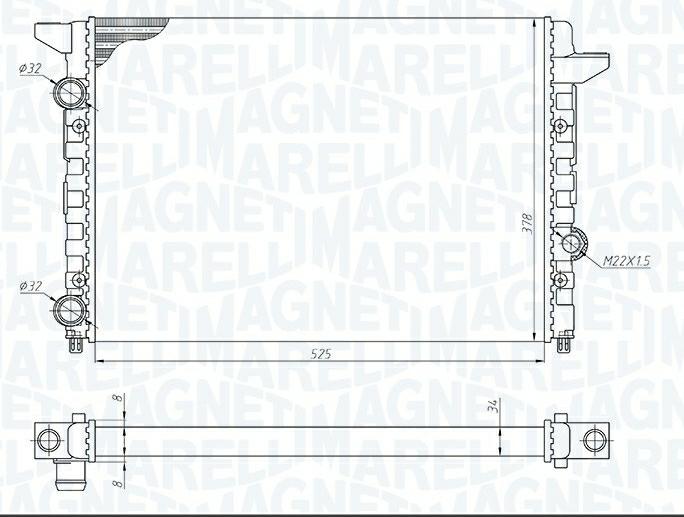 Articolo BG5NG - RADIATORE VW PASSAT VARIANT (3A5, 35I) 1.
