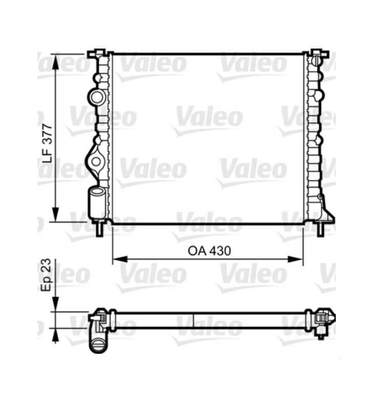 Articolo BX4Z4 - RAD DACIA LOGAN (04->)