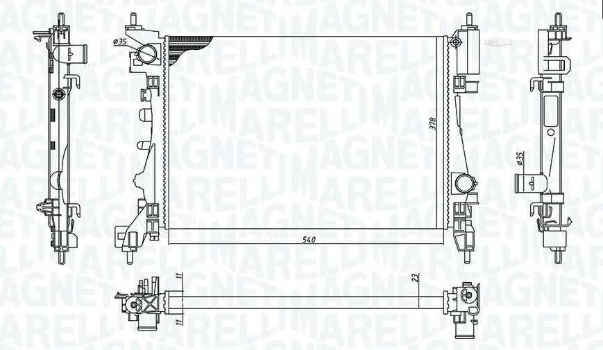 Articolo BXDTS - RADIATORE OPEL CORSA (D) - ADAM