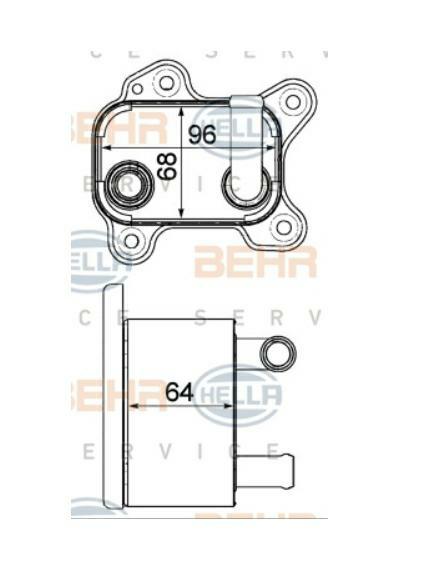 Articolo BXK72 - RADIATORE OLIO OPEL CORSA D 1.7CDTI