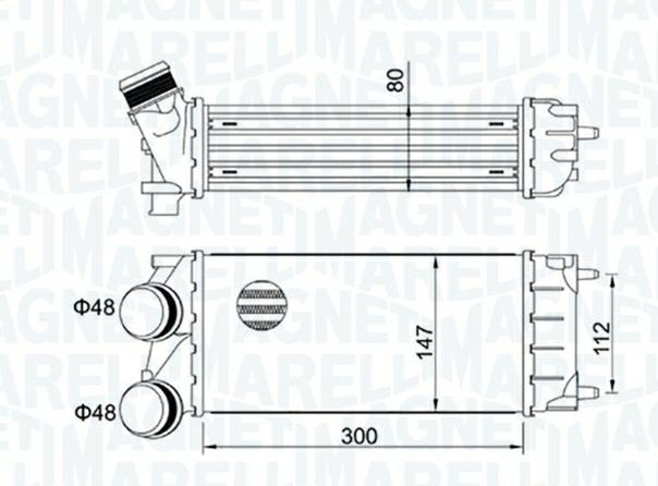 Articolo C1X7T - INTERCOOLER CITROÃN C4 II -BERLINGO