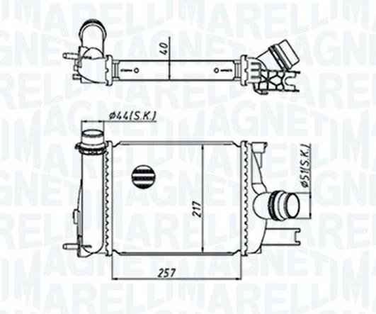 Articolo C8HF6 - INTERCOOLER DACIA SANDERO-LOGAN