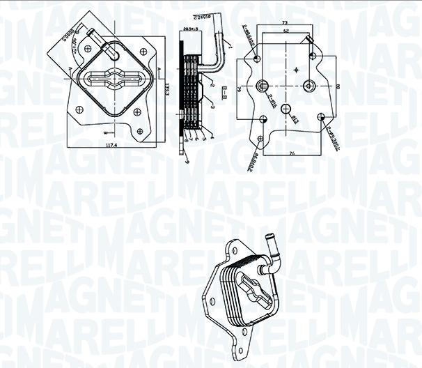 Articolo CHH5P - RADIATORE OLIO - OLIO MOTORE YARIS (P9) D-4D (