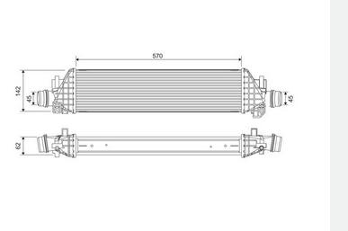 Articolo CTT8Z - INTERCOOLER OPEL VAUXHALL MOKKA