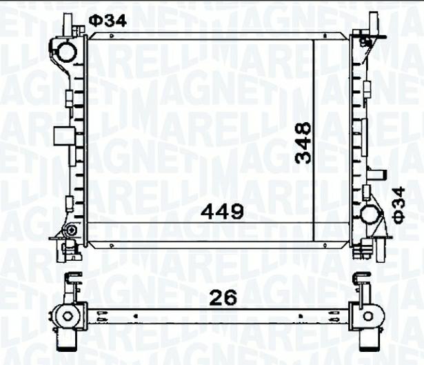 Articolo CTXZF - RADIATORE FORD FOCUS (DAW, DBW) 1.6 16V