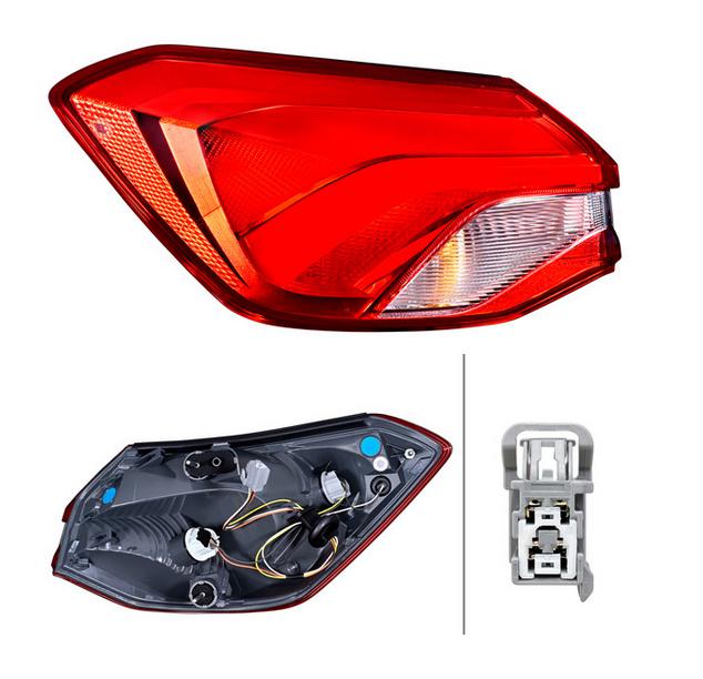 Articolo D4P19 - FANALE P/SX EST A LED FORD FOCUS 01/18> 5P