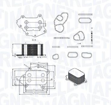Articolo DM685 - RADIATORE OLIO PEUGEOT 207 1.6 HDI - CITROEN -