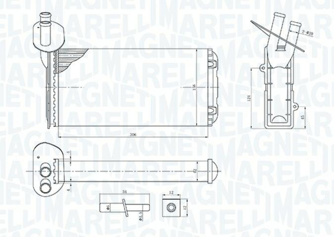 Articolo DXWKP - RISCALDATORE VW TRANSPORTER IV-FORD-OPEL-DAEWOO-PEU-