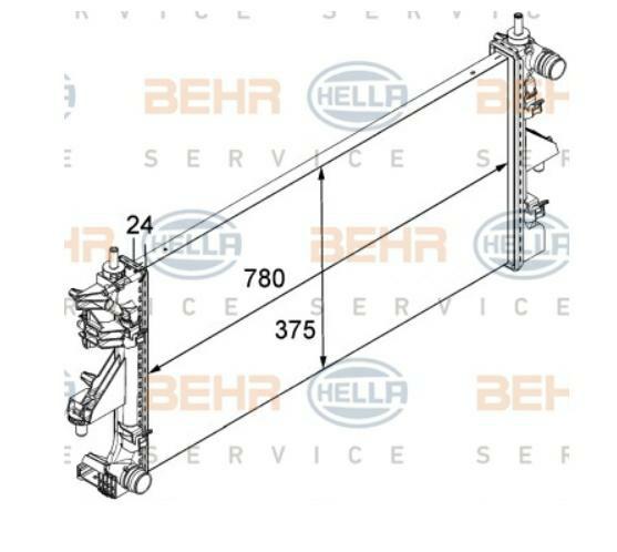 Articolo F3GPR - RADIATORE CITROEN / PEUGEOT / FIAT  S/AC