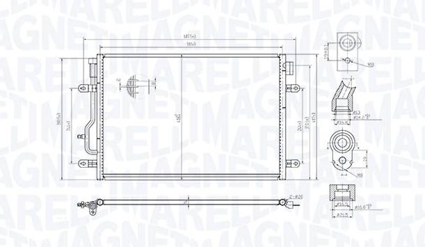 Articolo F61HS - CONDENSATORE AUDI A4 B6(8E5) 1.9 TDI