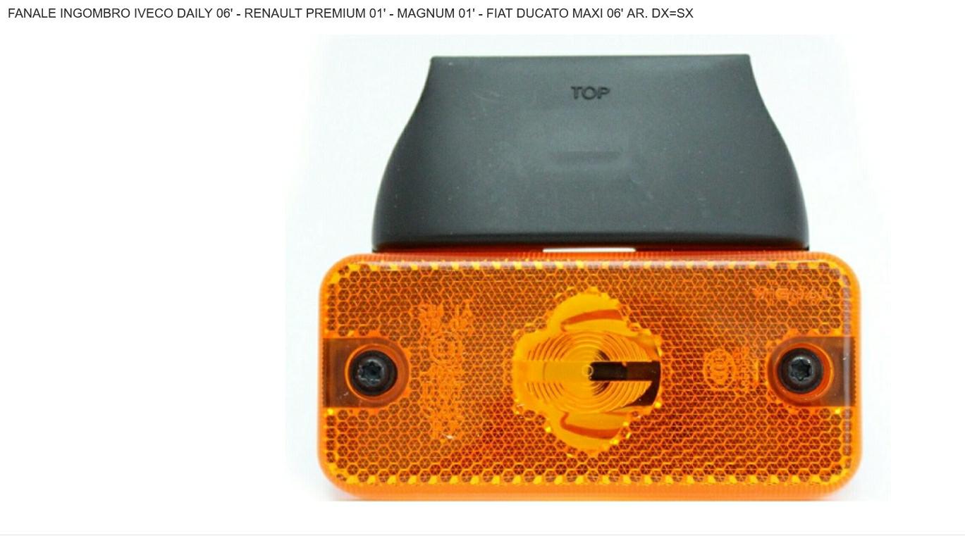 Articolo F83FC - FANALE ING DX-SX FIAT DUCATO MAXI 08/06>IVECO DAILY 05/06> AR