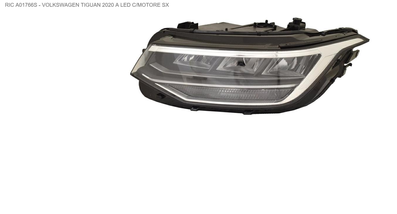 Articolo FBCB3 - FARO SX A LED C/MOTOR ELETTR VOLKSWAGEN TIGUAN 10/20>