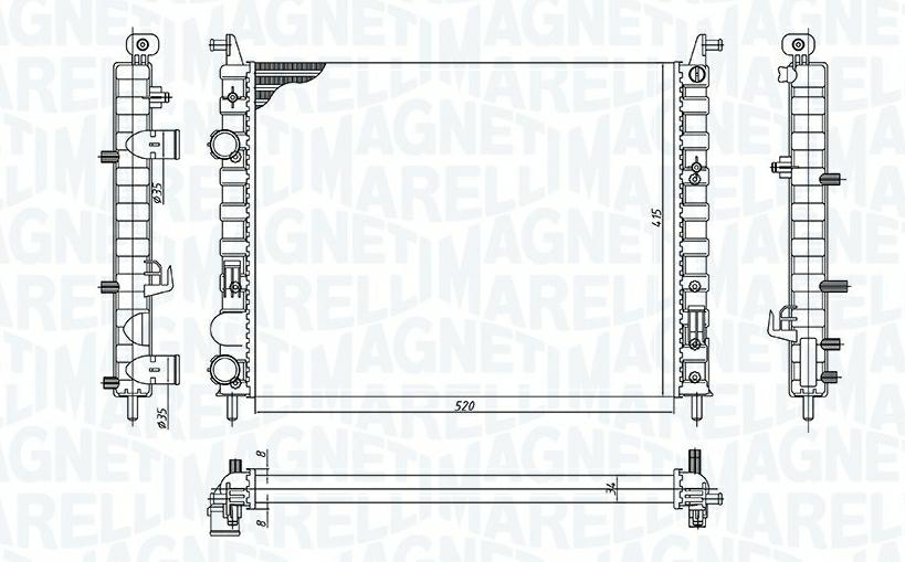 Articolo FCKBM - RADIATORE FIAT PALIO (96-)